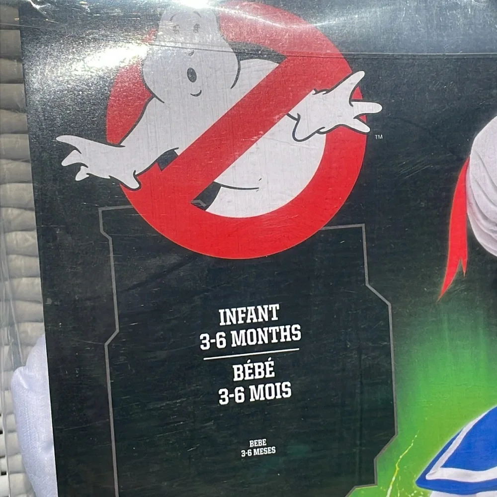 NEW- Ghoustbusters Stay Puft Marshmallow Baby Costume Size 3-6 Months